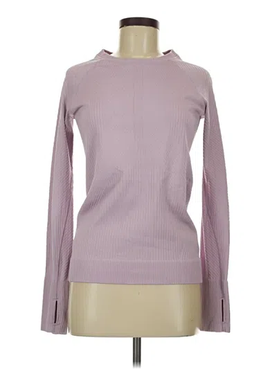 Pre-owned Lululemon Athletica Long Sleeve Turtleneck In Purple