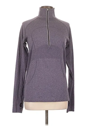 Pre-owned Lululemon Athletica Long Sleeve Turtleneck In Purple