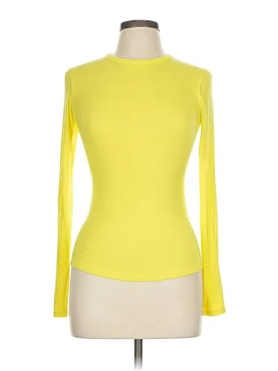 Pre-owned Lululemon Athletica Long Sleeve Turtleneck In Yellow