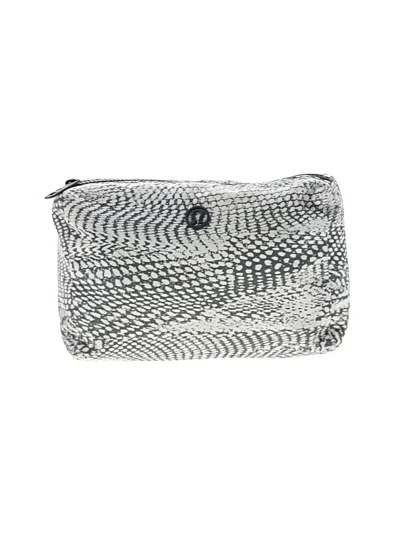Pre-owned Lululemon Athletica Makeup Bag In Gray