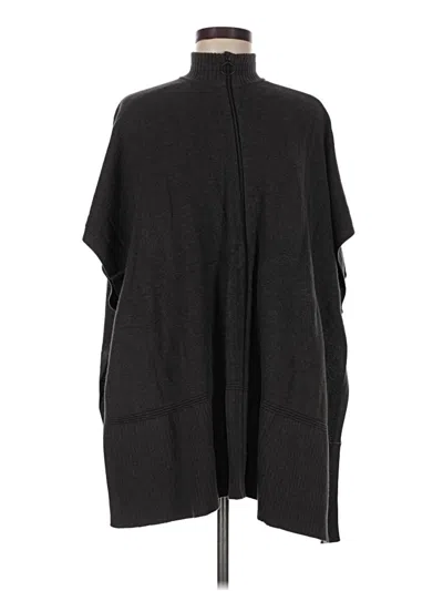 Pre-owned Lululemon Athletica Poncho In Black