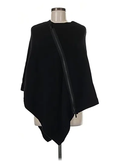 Pre-owned Lululemon Athletica Poncho In Black