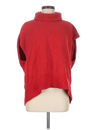 Pre-owned Lululemon Athletica Poncho In Red