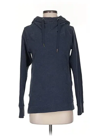 Pre-owned Lululemon Athletica Pullover Hoodie In Blue