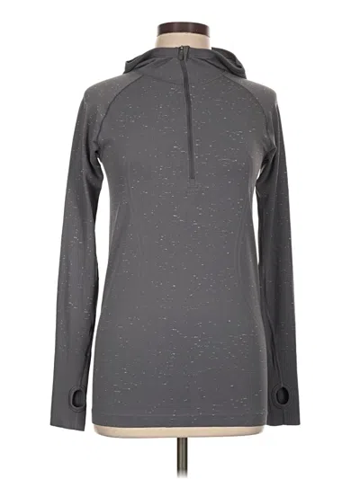 Pre-owned Lululemon Athletica Pullover Hoodie In Gray
