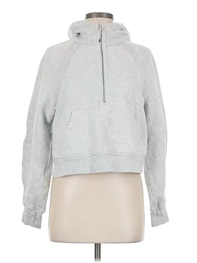 Pre-owned Lululemon Athletica Pullover Hoodie In Gray