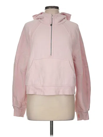 Pre-owned Lululemon Athletica Pullover Hoodie In Pink