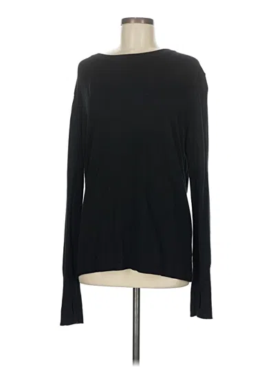 Pre-owned Lululemon Athletica Pullover Sweater In Black