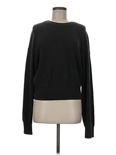 Pre-owned Lululemon Athletica Pullover Sweater In Black