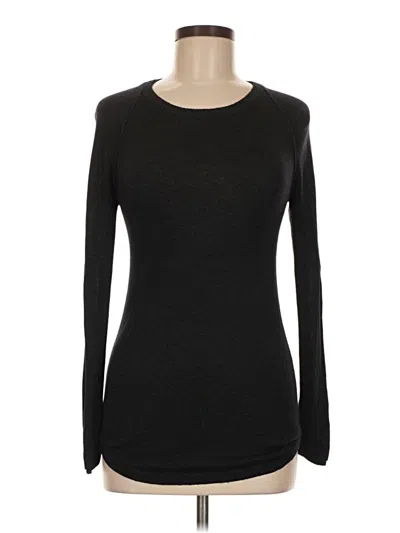 Pre-owned Lululemon Athletica Pullover Sweater In Black