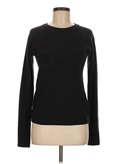 Pre-owned Lululemon Athletica Pullover Sweater In Black
