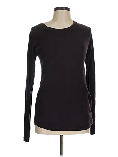 Pre-owned Lululemon Athletica Pullover Sweater In Black