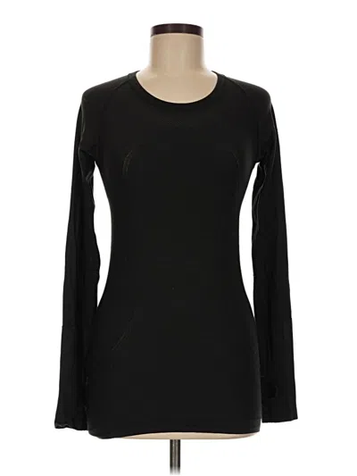 Pre-owned Lululemon Athletica Pullover Sweater In Black