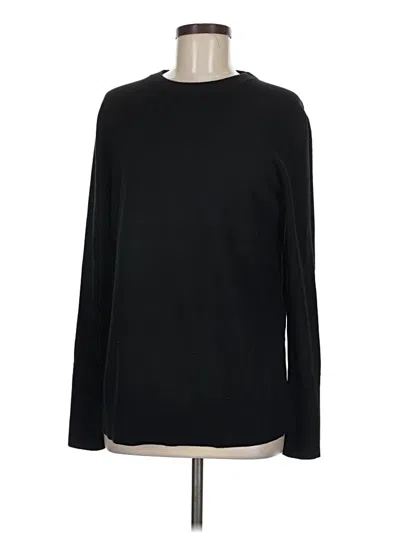 Pre-owned Lululemon Athletica Pullover Sweater In Black