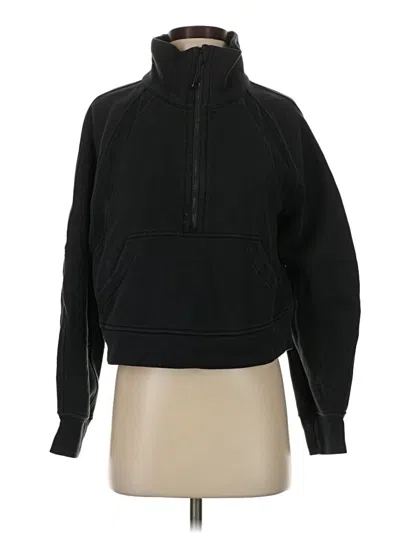Pre-owned Lululemon Athletica Pullover Sweater In Black