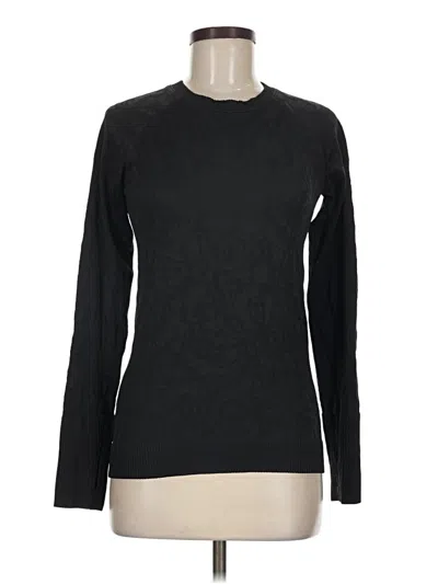 Pre-owned Lululemon Athletica Pullover Sweater In Black