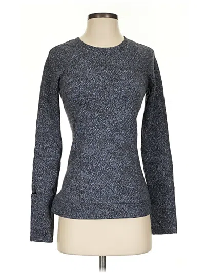 Pre-owned Lululemon Athletica Pullover Sweater In Blue