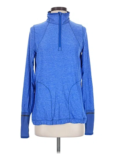 Pre-owned Lululemon Athletica Pullover Sweater In Blue