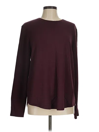Pre-owned Lululemon Athletica Pullover Sweater In Burgundy