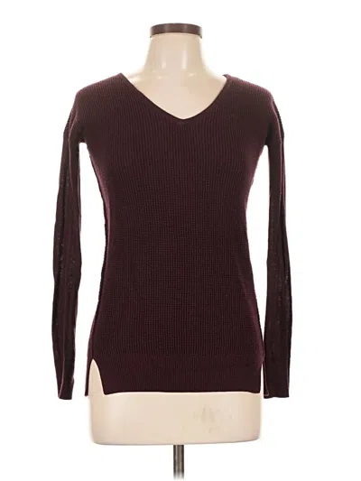 Pre-owned Lululemon Athletica Pullover Sweater In Burgundy