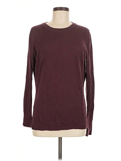 Pre-owned Lululemon Athletica Pullover Sweater In Burgundy