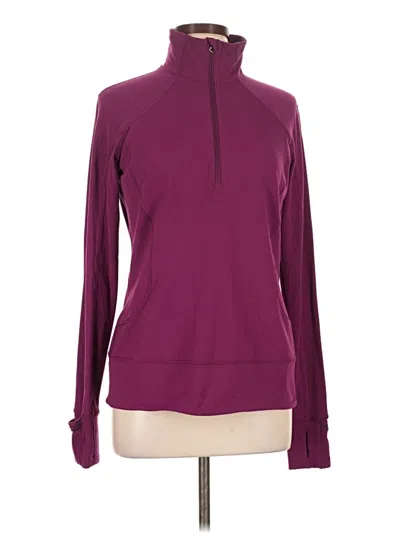 Pre-owned Lululemon Athletica Pullover Sweater In Burgundy