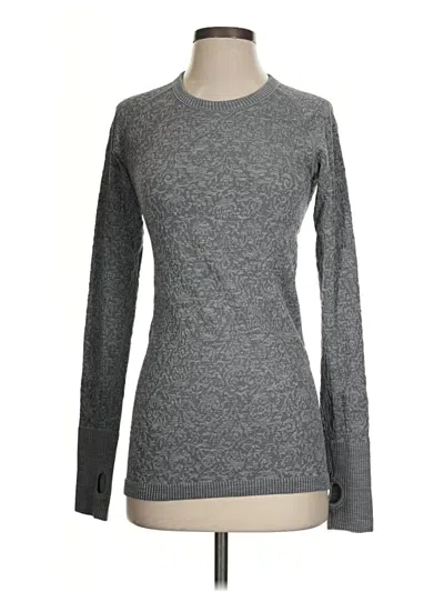Pre-owned Lululemon Athletica Pullover Sweater In Gray