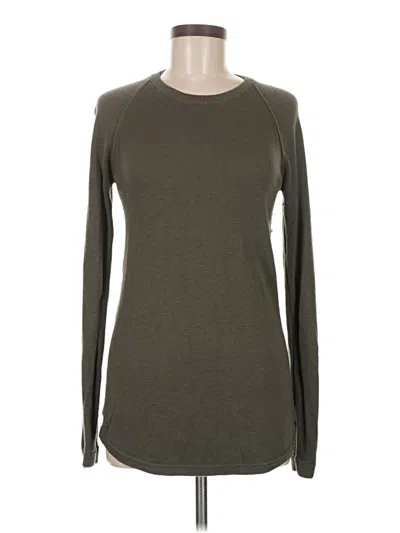 Pre-owned Lululemon Athletica Pullover Sweater In Green
