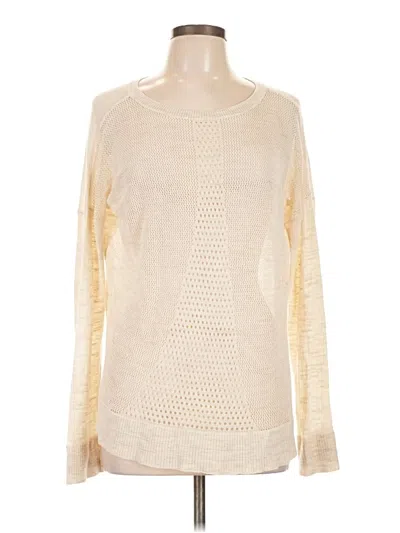 Pre-owned Lululemon Athletica Pullover Sweater In Ivory
