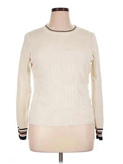 Pre-owned Lululemon Athletica Pullover Sweater In Ivory