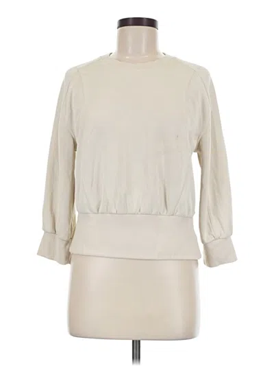 Pre-owned Lululemon Athletica Pullover Sweater In Ivory