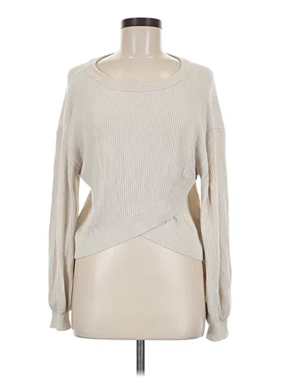 Pre-owned Lululemon Athletica Pullover Sweater In Ivory