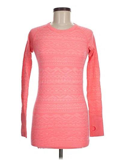 Pre-owned Lululemon Athletica Pullover Sweater In Pink