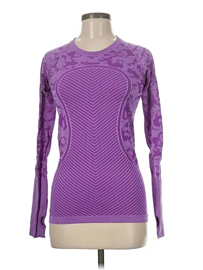 Pre-owned Lululemon Athletica Pullover Sweater In Purple