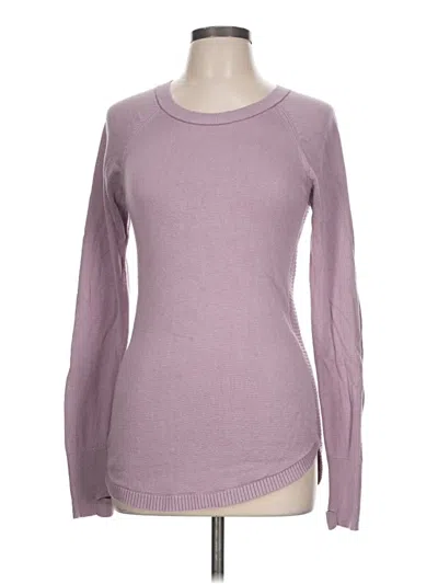 Pre-owned Lululemon Athletica Pullover Sweater In Purple