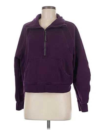 Pre-owned Lululemon Athletica Pullover Sweater In Purple