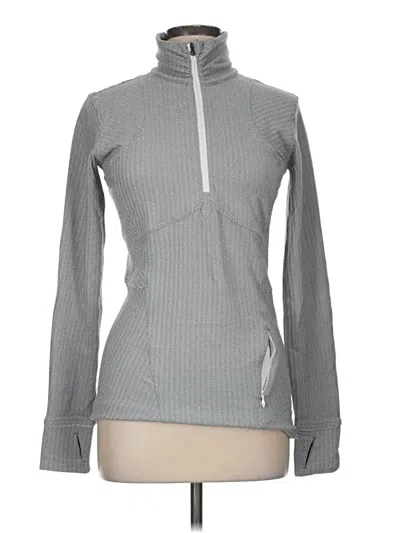Pre-owned Lululemon Athletica Pullover Sweater In Silver