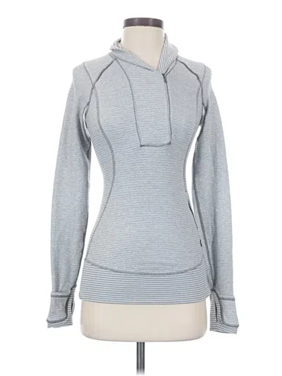 Pre-owned Lululemon Athletica Pullover Sweater In Silver