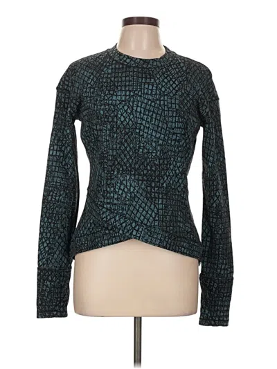 Pre-owned Lululemon Athletica Pullover Sweater In Teal