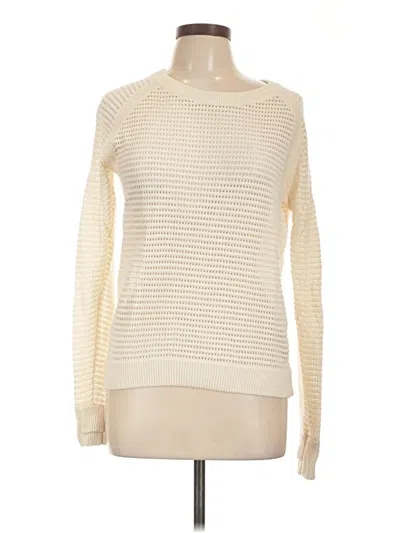 Pre-owned Lululemon Athletica Pullover Sweater In White