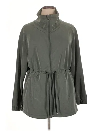 Pre-owned Lululemon Athletica Raincoat In Green