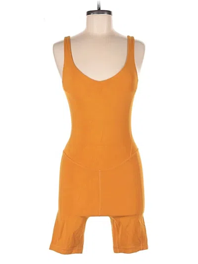 Pre-owned Lululemon Athletica Romper In Orange