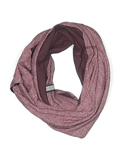 Pre-owned Lululemon Athletica Scarf In Burgundy
