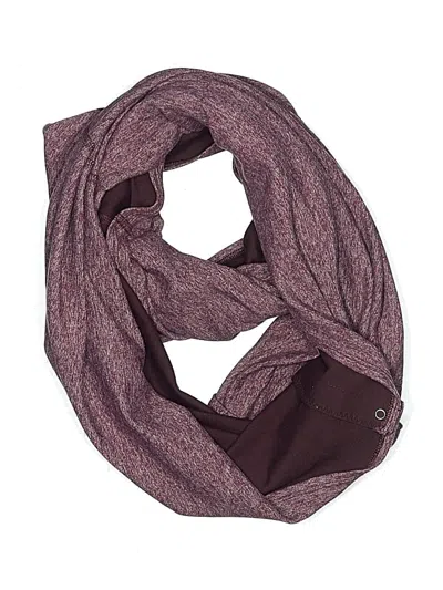 Pre-owned Lululemon Athletica Scarf In Burgundy