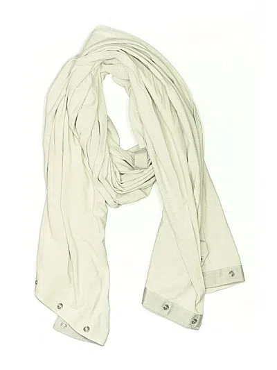 Pre-owned Lululemon Athletica Scarf In White
