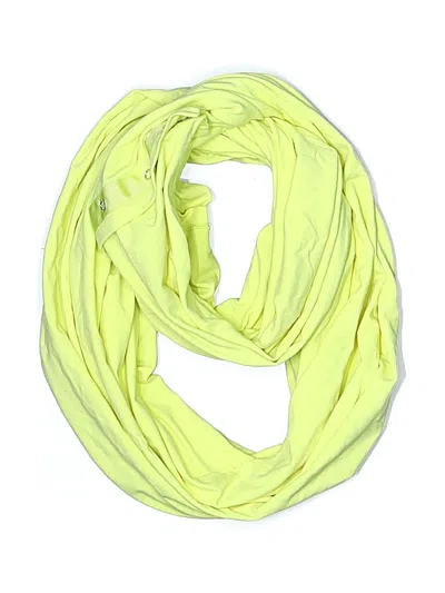 Pre-owned Lululemon Athletica Scarf In Yellow