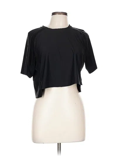Pre-owned Lululemon Athletica Short Sleeve T-shirt In Black