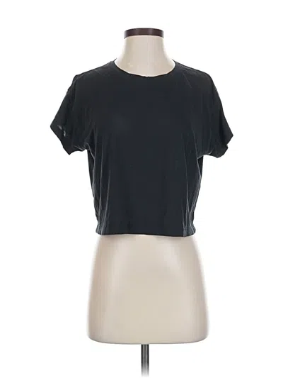Pre-owned Lululemon Athletica Short Sleeve T-shirt In Black