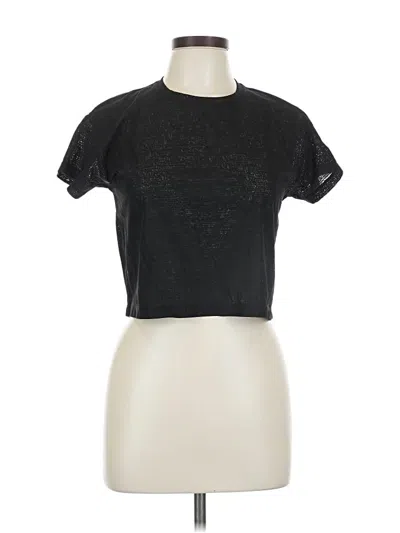 Pre-owned Lululemon Athletica Short Sleeve T-shirt In Black