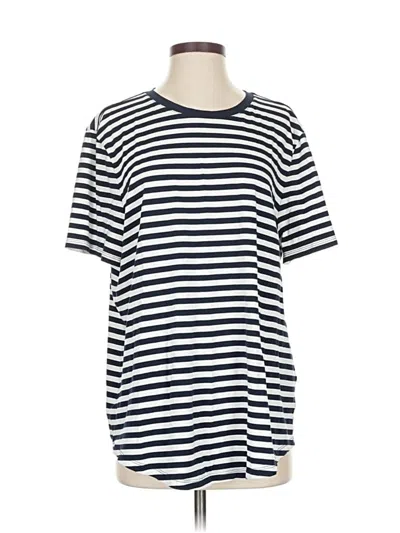 Pre-owned Lululemon Athletica Short Sleeve T-shirt In Blue